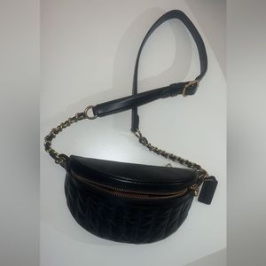 Coach quilted belt bag